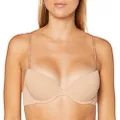 Emporio Armani Bodywear, Women's Microfiber Push UP Bra, Nude Pink, 38B