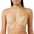 Emporio Armani Bodywear, Women's LACE Natural Push UP Bra, Nude Pink, 34D