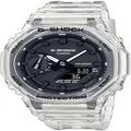 G-SHOCK GA2100SKE-7A Mens Transparent Clear Analog/Digital Watch with Transparent Clear Band