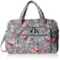 Vera Bradley Women's Cotton Weekender Travel Bag, Hope Blooms - Recycled Cotton, One Size