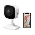 TP-Link Tapo AI Smart Home Security Wi-Fi Camera, Baby Monitor, 3MP, Motion & Person Detection, Notifications, Night Vision, Two-Way Audio, SD Card Slot, No hub required (Tapo C110)