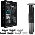 Braun Series XT5, Beard Trimmer, Shaver and Electric Razor, XT5200, Body Grooming Kit, Wet & Dry, Rechargeable, Cordless, Black
