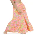 Maaji Women's Cotton Rose Athena Long Skirt, Pink, Small