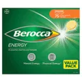 Berocca Energy Multivitamin with B Vitamins: B3, B6, B12, Vitamin C, Zinc, Calcium and Magnesium, to Support Physical Energy and Energy Levels, Orange Flavour, 75 Effervescent Tablets