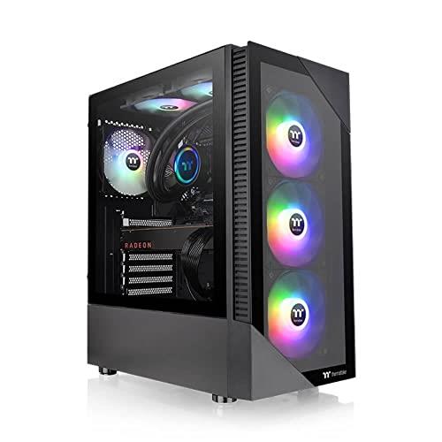 Thermaltake View 200 ARGB Tempered Glass Mid Tower Case Black Edition, CA-1X3-00M1WN-00