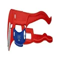 Knipex 83 60 020 Pipe Wrench S-Type with Fast Adjustment Red Powder-Coated, 560 mm