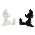 Disney Gifts Minnie Mouse Salt and Pepper Shaker Set, Black/White