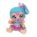 Kindi Kids Dress Up Magic Baby Sister Doll Patticake Fairy with face Paint Reveal. 1 Doll with Toy Pacifier and Magic Sponge. Big Glittery Eyes, Squishy Arms and Legs, Removeable Diaper. (50239)