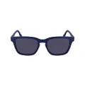Lacoste Men's Sunglasses L987S - Matte Blue with Solid Grey Lens, 53/19