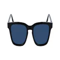Lacoste Men's Sunglasses L987S - Black with Solid Blue Lens