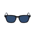 Lacoste Men's Sunglasses L987S - Black with Solid Blue Lens