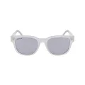 Lacoste Men's Sunglasses L982S - Matte Crystal with Light Grey Flash Mirror Lens
