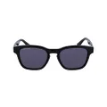 Lacoste Men's Sunglasses L986S - Black with Solid Grey Lens, 52/20