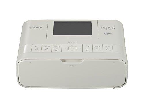 Canon SELPHY CP1300 Compact Portable Photo Printer | Support for Photo's, Photo Collages, Stickers | Direct Printing from Smart Devices, Computers & SD Card via Wi-Fi and USB (White)