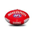 Sherrin AFL Sydney Swans Song Football, Size 2