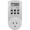 MDT02 DOSS 7Day 24Hrs Mains Digital Timer Electrical Timer-Doss 10 On/Off Programs 10 On/Off Programs, Manual On/Auto/Manual Off Selectable