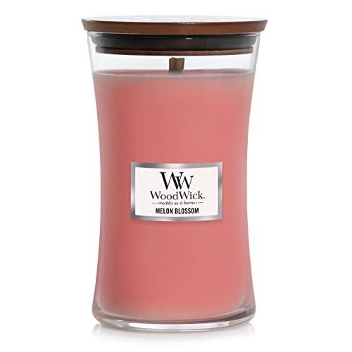 Woodwick Melon Blossom Jar Candle, Large
