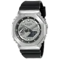 G-SHOCK GM2100-1A Mens Silver Analog/Digital Watch with Black Band