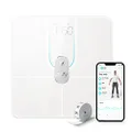 Eufy P2 Pro Smart Digital Bathroom Health Monitor Scale, White (T9149121)