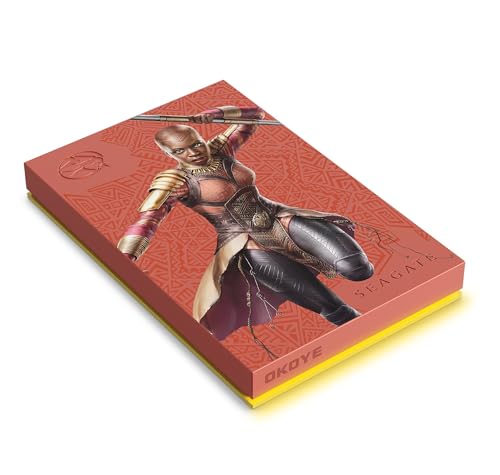 Seagate Okoye 2000 GB External Hard Drive, Red