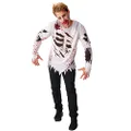 Rubie's Zombie Adult Costume Top, Size XL Red/White