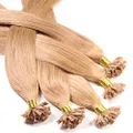 Hair2heart 25 x 1g Bonding Straight Human Hair Extension, Dark Gold Blonde, 40 cm Length
