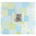 MBI Paper Baby Post Bound Scrapbook W/Window 12-inch x 12-inch, Blue