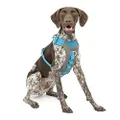 Kurgo Dog Harness for Large, & Small Active Dogs, Pet Hiking Harness for Running & Walking, Everyday Harnesses for Pets, Reflective, Journey Air, Blue/Grey 2018, Medium
