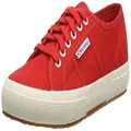 SUPERGA Unisex's Cotu Classic Trainers Fashion-Sneakers, Red, 13.5 US