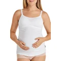 Bonds Women's Underwear Maternity Hidden Support Singlet,White,12B