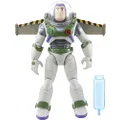 Disney and Pixar Lightyear Toys, Buzz Lightyear Action Figure with Liftoff Vapor Trail, Sounds and Jetpack with Expanding Wings​​​
