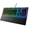 SteelSeries Apex 3 - Gaming Keyboard - 10-Zone RGB Lighting - Premium Magnetic Wrist Rest - Turkish QWERTY Layout