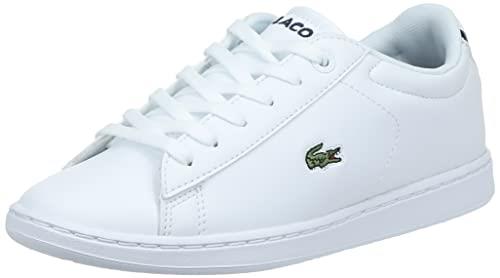 Lacoste Men's Carnaby Bl21 1 SMA Sneaker, White/Navy, 10 US