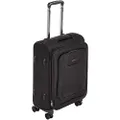 Amazon Basics Premium Expandable Softside Spinner Luggage With TSA Lock- 58.9 cm, Black