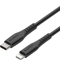 Blupeak Apple MFi Certified USB-C to Lightning Cable, 1.2 M Length, Black