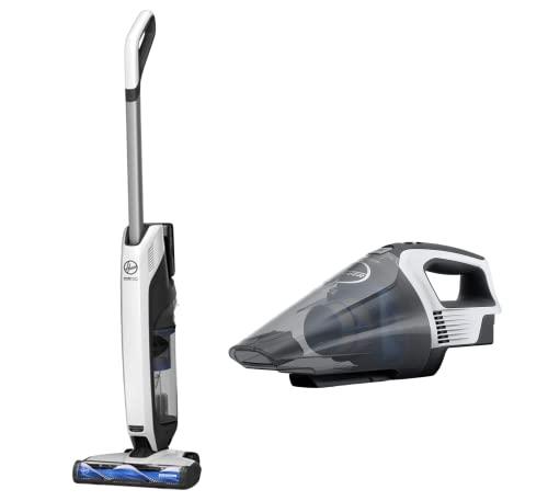 Hoover ONEPWR Evolve Pet Cordless Vacuum Bundled with ONEPWR Hand Vacuum (One Interchangeable Battery Included), Low Noise, Rechargeable