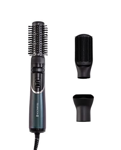 Remington Illusion Airstyler, AS7801AU, 3 Attachments for Bouncy and Straight Hair, 3 Hair Care Infused Minerals, Anti-Frizz Protection, Black Iridescent Design