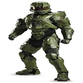Disguise Men's Halo Master Chief Ultra Prestige Costume, Green, Medium