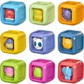 Playskool Critter Building Blocks - Toddler and Baby Toy Blocks - Ages 6 Months and Up - Preschool Toys - Amazon Exclusive - F4664