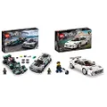 LEGO Speed Champions Mercedes-AMG F1 W12 E Performance & Project One 2 Car Models Set & Speed Champions Lamborghini Countach, Race Car Toy Model Replica