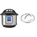 Instant Pot Duo Nova 7-in-1 Electric Multi Functional Cooker - Pressure Cooker, Steamer and Food Warmer, 8L, Stainless Steel & Genuine Tempered Glass lid, Clear 10 in. (25.5 cm) 8 Quart