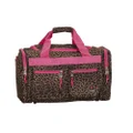 Rockland Duffel Bag, Pink Leopard, 19-Inch, Duffel Bag
