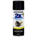 Rust-Oleum 2X Ultra Cover Satin Spray, Canyon Black, 340 g