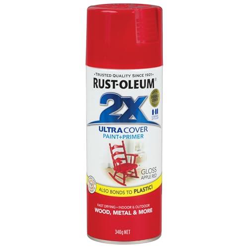 Rust-Oleum 2X Ultra Cover Gloss Spray, Apple Red, 340 g