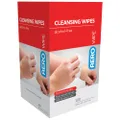 AeroWipe Alcohol Free Cleansing Wipes, 10 x 20 cm Box, White, 100 Count