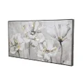 Dasch Design The Flowers Abstract with Foil Framed Canvas Print