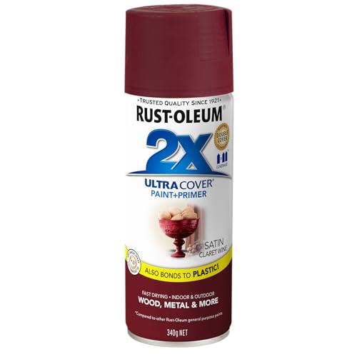 Rust-Oleum 2X Ultra Cover Satin Spray, Claret Wine, 340 g