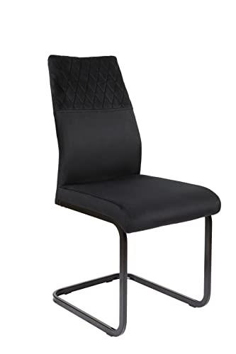 Genesis Dining Chairs Black (Set of 2)