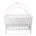 Babyhood Cot Canopy Net, Standard, Pink