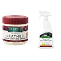 OAKWOOD Household Leather Care Conditioning Cream 350 ml, White, 4115 & OP128 Leather Care Deep Clean Soap 500ml
